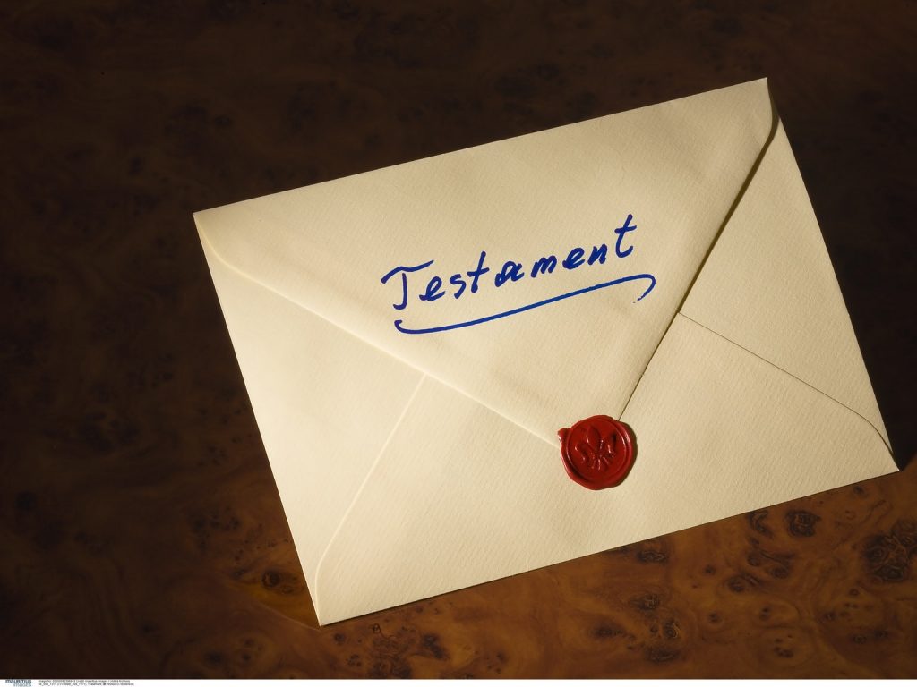 Erbe und Vererben - ein Testament